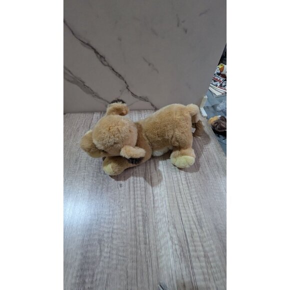 Lion Cub Plush Toy Tan Brown Stuffed Animal Lemonwood Asia Ltd Realistic 11" - Picture 6 of 9
